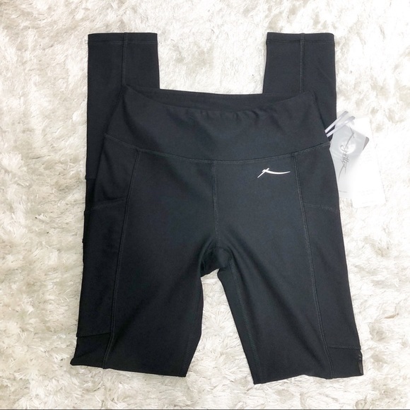 NWT-X by Gottex Black Mesh Leggings w Pocket XS - Picture 8 of 8